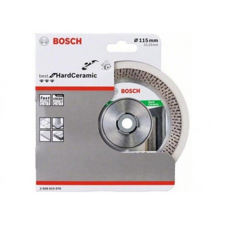 Купить в Минске Алмазный круг 115х22 мм BEST FOR HARD CERAMIC BOSCH (сухая резка) 2608615076 цена