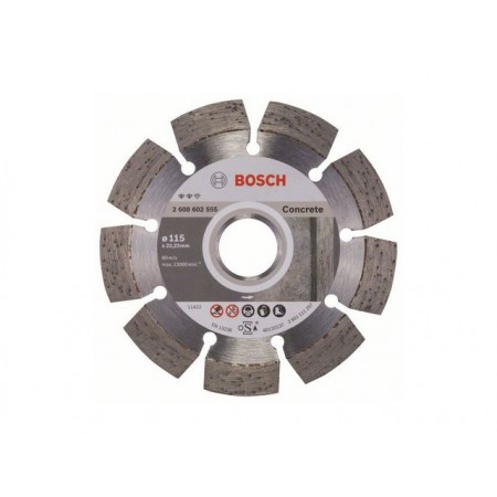 Купить в Минске Алмазный круг 115х22 мм EXPERT FOR CONCRETE BOSCH (сухая резка) 2608602555 цена