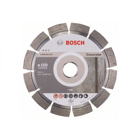 Купить в Минске Алмазный круг 150х22 мм по бетону сегмент. EXPERT FOR CONCRETE BOSCH 2608602557 цена