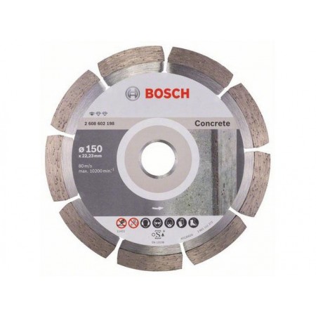 Купить в Минске Алмазный круг 150х22 мм по бетону сегмент. STANDARD FOR CONCRETE BOSCH 2608602198 цена