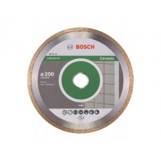 Алмазный круг 200х25.4 мм по керамике сплошн. STANDARD FOR CERAMIC BOSCH  2608602537