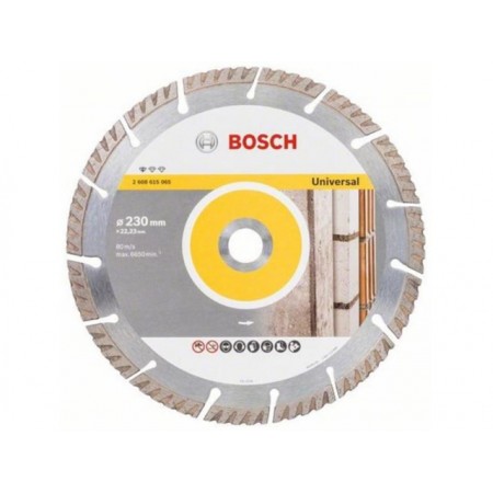 Купить в Минске Алмазный круг 230х22.2 мм универс. сегмент. Turbo STANDARD FOR UNIVERSAL BOSCH 2608615065 цена