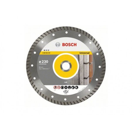 Купить в Минске Алмазный круг 230х22,23мм универсальный Professional Turbo (BOSCH) 2608602397 цена