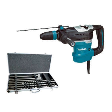 Купить в Минске Перфоратор MAKITA HR 4013 CV в чем. + набор оснастки цена