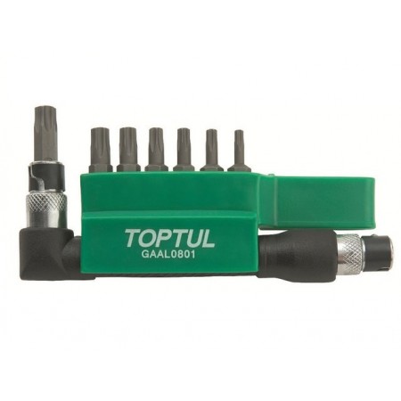 Купить в Минске Набор бит TORX 1/4 Т10-Т40 30мм 8шт TOPTUL (GAAL0801) цена