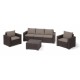 Комплект мебели KETER California 3 Seater, коричневый