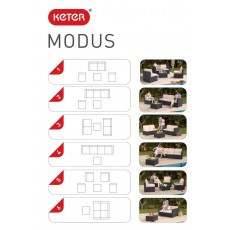 Комплект мебели Modus Set 6 в 1 (Модус), коричневый