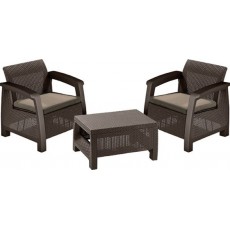 Купить в Минске Комплект мебели Bahamas Weekend Set (2 кресла+столик), коричневый цена