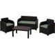 Комплект мебели Carolina set (Каролина Сэт), коричневый