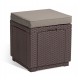 Стул уличный "Cube" (Куб с подушкой), коричневый